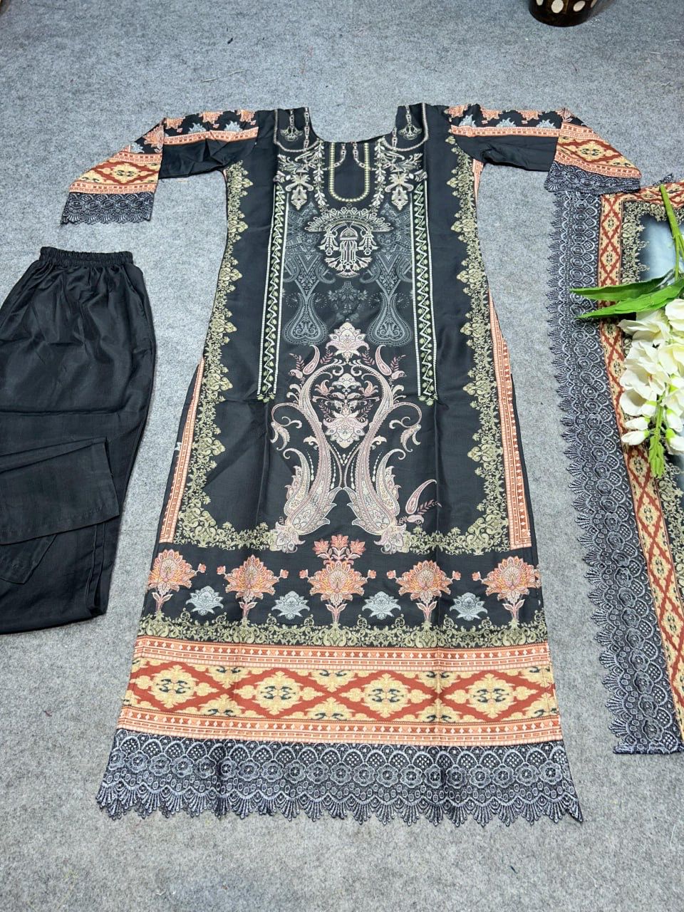 DC G23 Digital Printed Muslin Kurti With Bottom Dupatta Wholesale Price In Surat